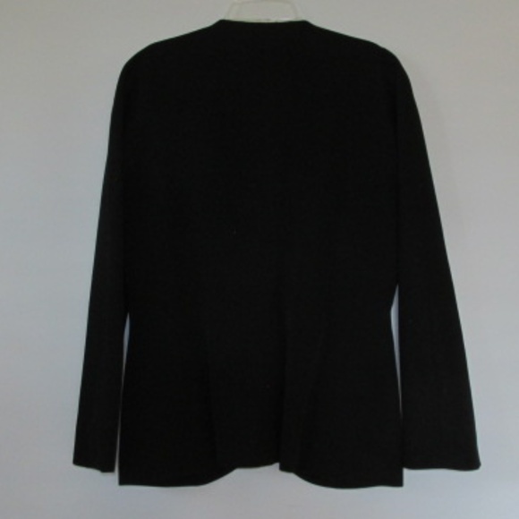 Christian Dior Vintage Black Tailored Jacket, Size 2 - Picture 6 of 7